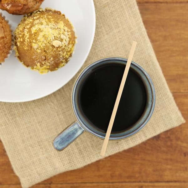 What types of wooden coffee stirrer are there?