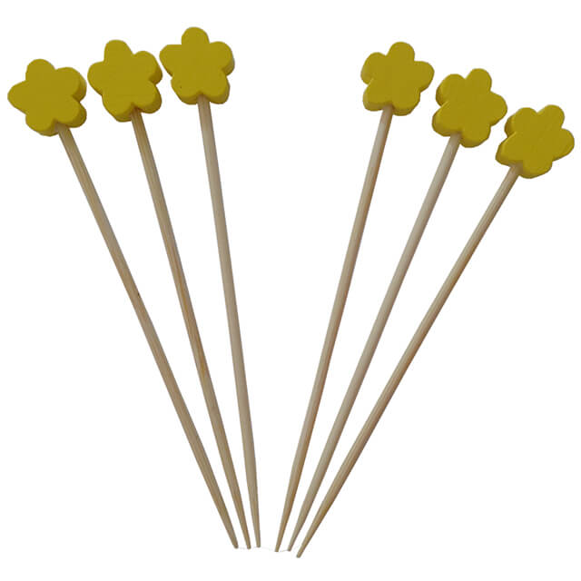 Bamboo Plum Flower Skewers