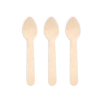 110mm Wooden Teaspoon