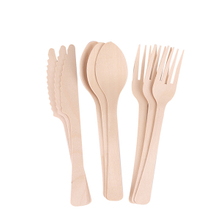 160mm Unique Disposable Wood Cutlery Set
