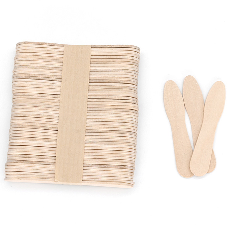 75mm Compostable Wooden Ice Cream Sticks