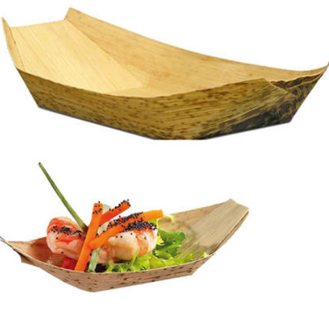 What types of disposable wooden plates are there?