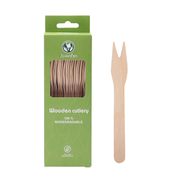 120mm Compostable Disposable Wooden Chip Forks