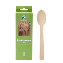 160mm Natural Disposable Bamboo Spoon