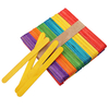 Colored Wooden Disposable Craft Sticks