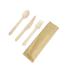 Eco Friendly Disposable Wooden Takeaway Cutlery Set For Eating