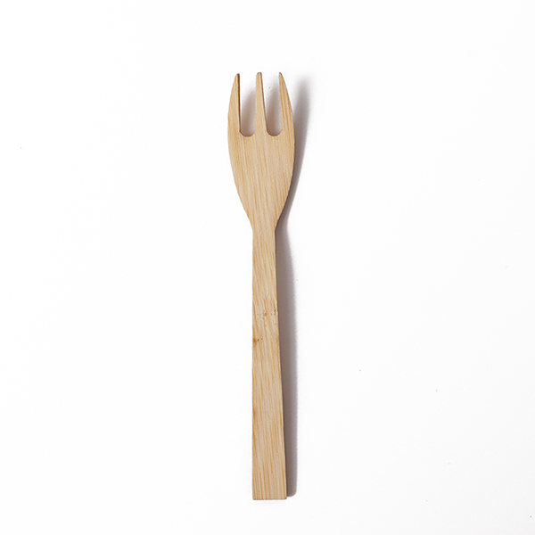 4 inch Biodegradable Bamboo Disposable Fork