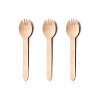 160mm Compostable Wooden Disposable Spork