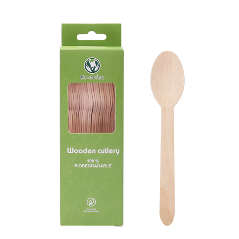 160mm Wooden Disposable Spoon