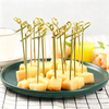 Decorative Bamboo Knotted Skewers Cocktail Picks