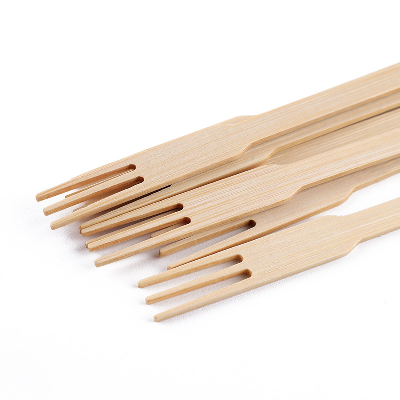 140mm Disposable Bamboo Fruit Fork