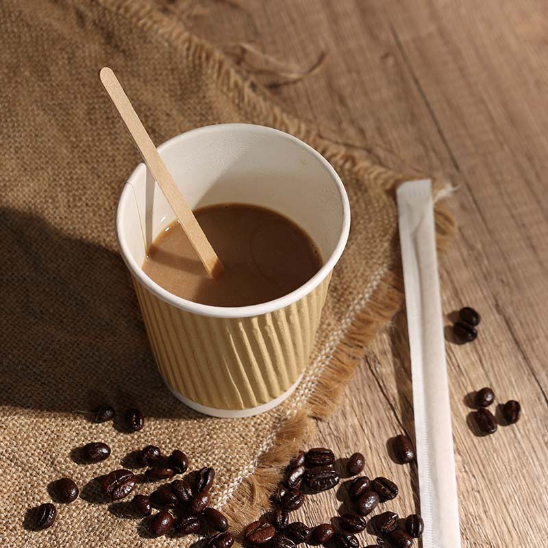 [500 PACK] Wooden Coffee Stirrer Sticks 7.5 inch - Bio Degradable, Eco  Friendly Beverage Stirrers, Splinter Free Birch Wood - Disposable Drink  Stir