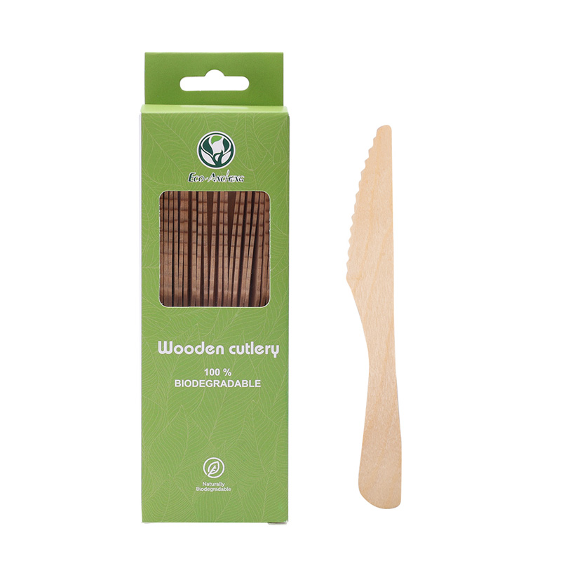 160mm Compostable Wooden Disposable Knife