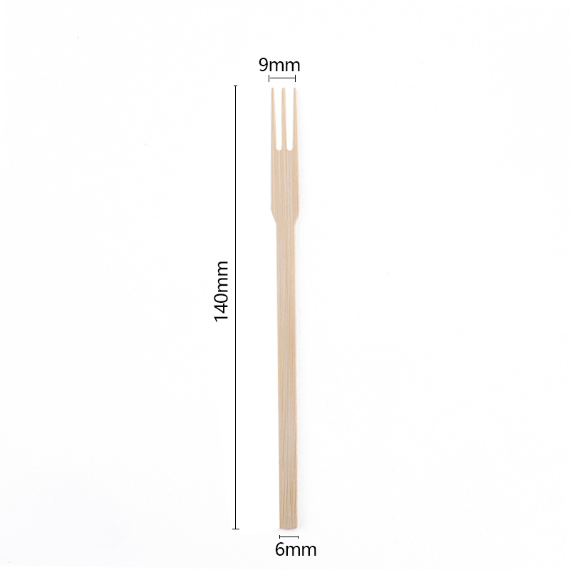 140mm Disposable Bamboo Fruit Fork
