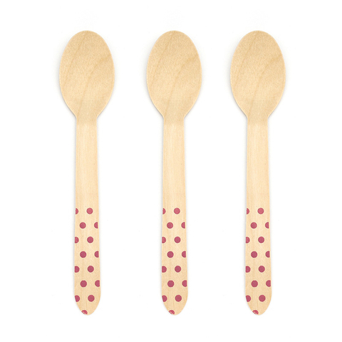 Custom 160mm Biodegradable China Birch Wood Disposable Restaurant Spoons