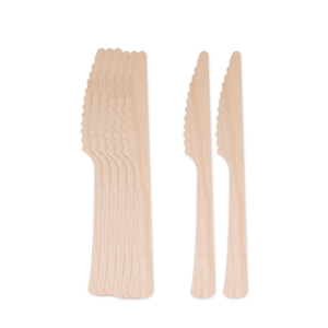 165mm Biodegradable Wooden Knife