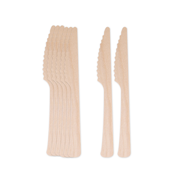 165mm Biodegradable Wooden Knife