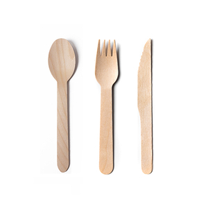Custom Wooden Disposable Cutlery Set