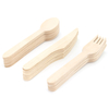 Disposable Eco Wooden Spoon Fork And Knife Set