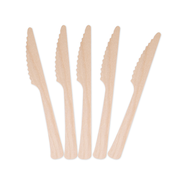 165mm Biodegradable Wooden Knife