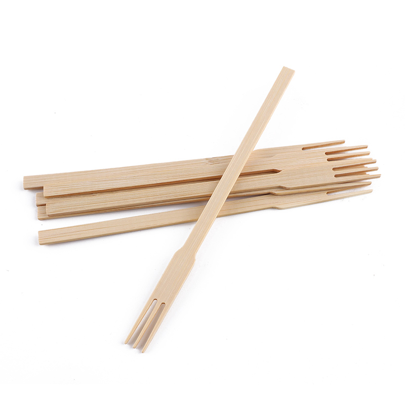 140mm Disposable Bamboo Fruit Fork