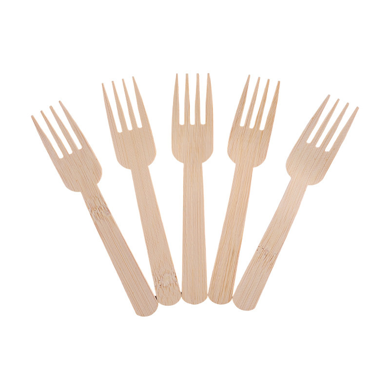 135mm Bamboo Disposable Forks