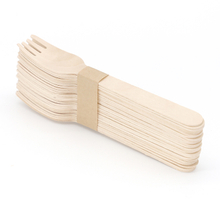 Factory Direct Smooth Eco Disposable Wooden Takeaway Forks