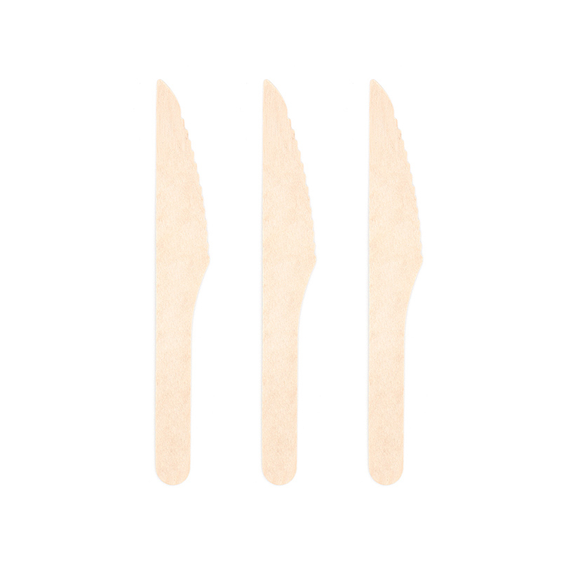165mm Wooden Disposable Knife